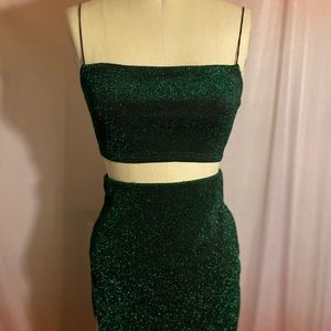 Two piece mini dress